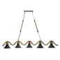Lampa wisząca CUP/ROPE 5-punktowa 130x20x80 cm